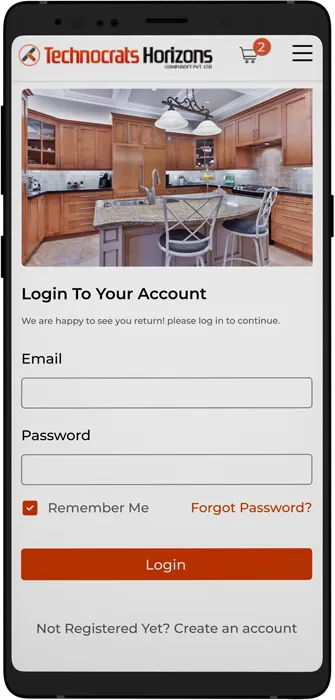 Login Page Mobile