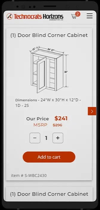 Product Detail Page on Mobile