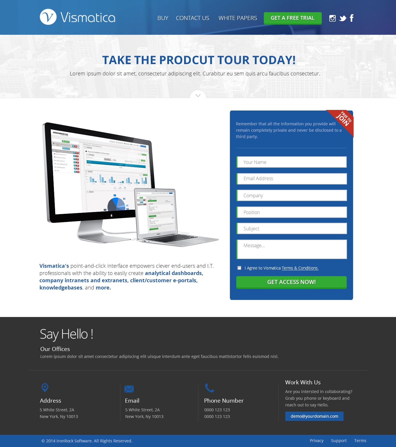 Trial Form Page