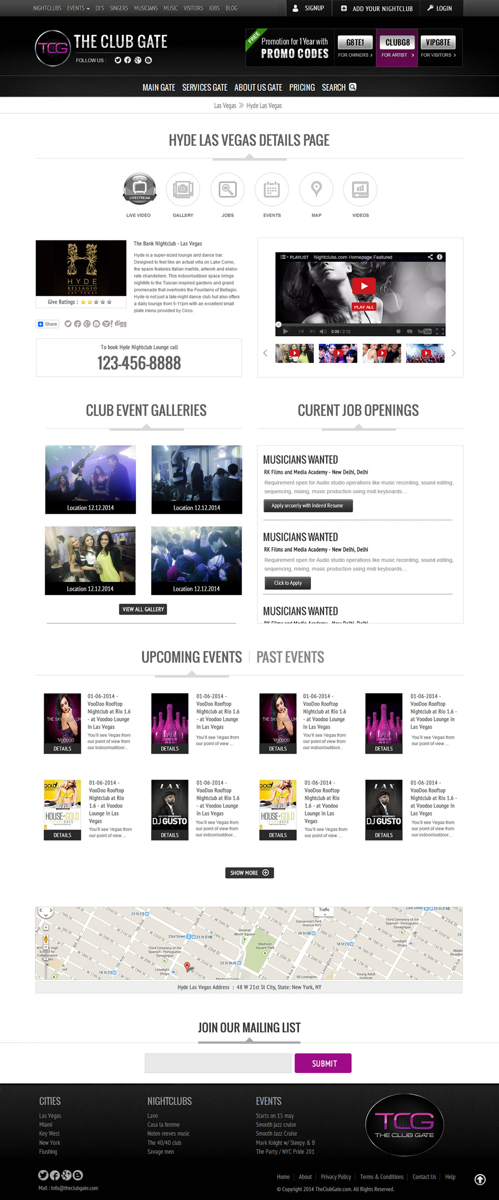 Events Detail Page