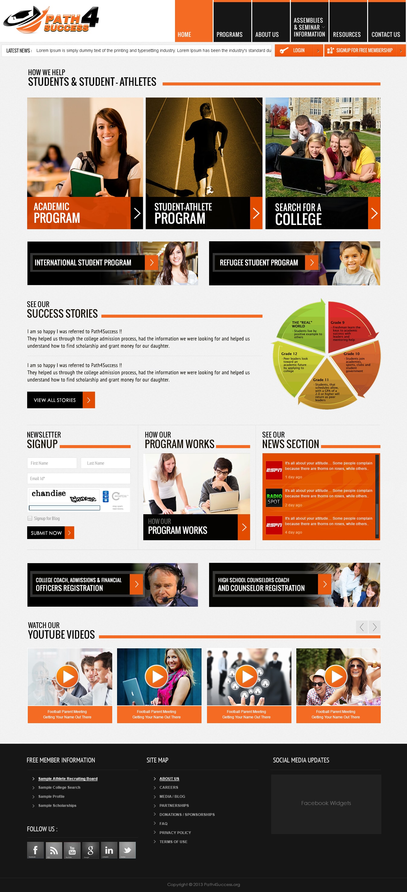 Home page