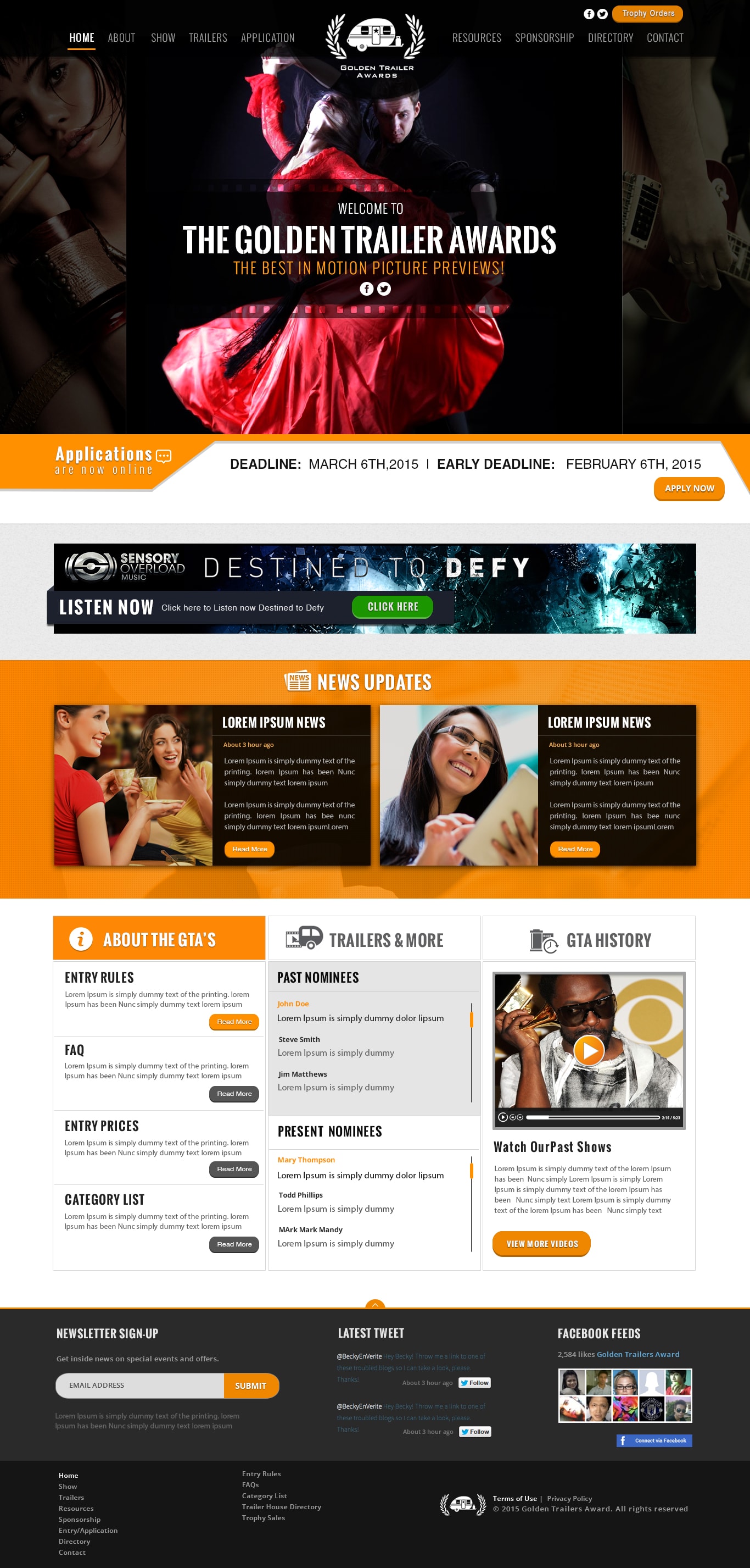 Home page