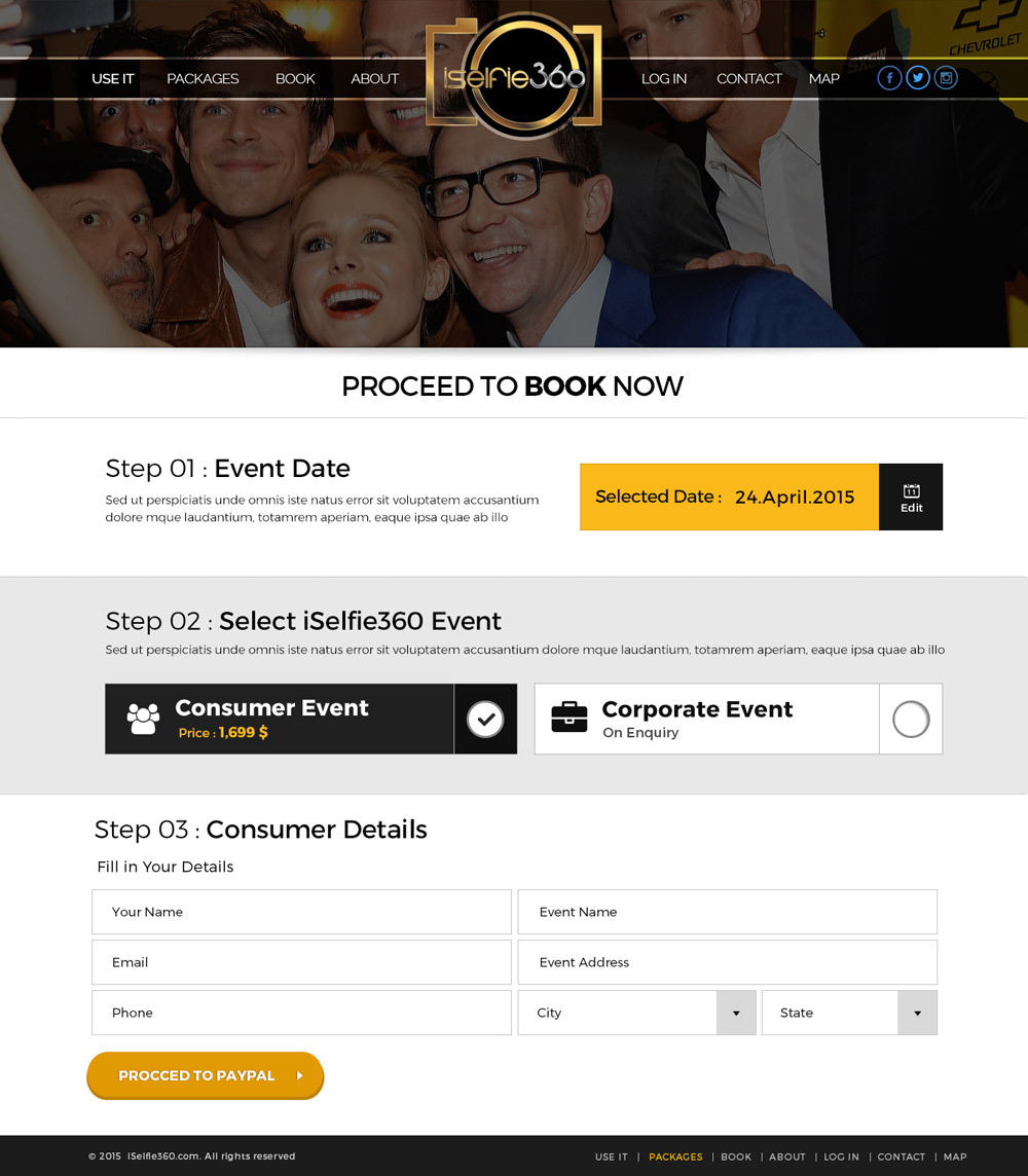 Booking Page