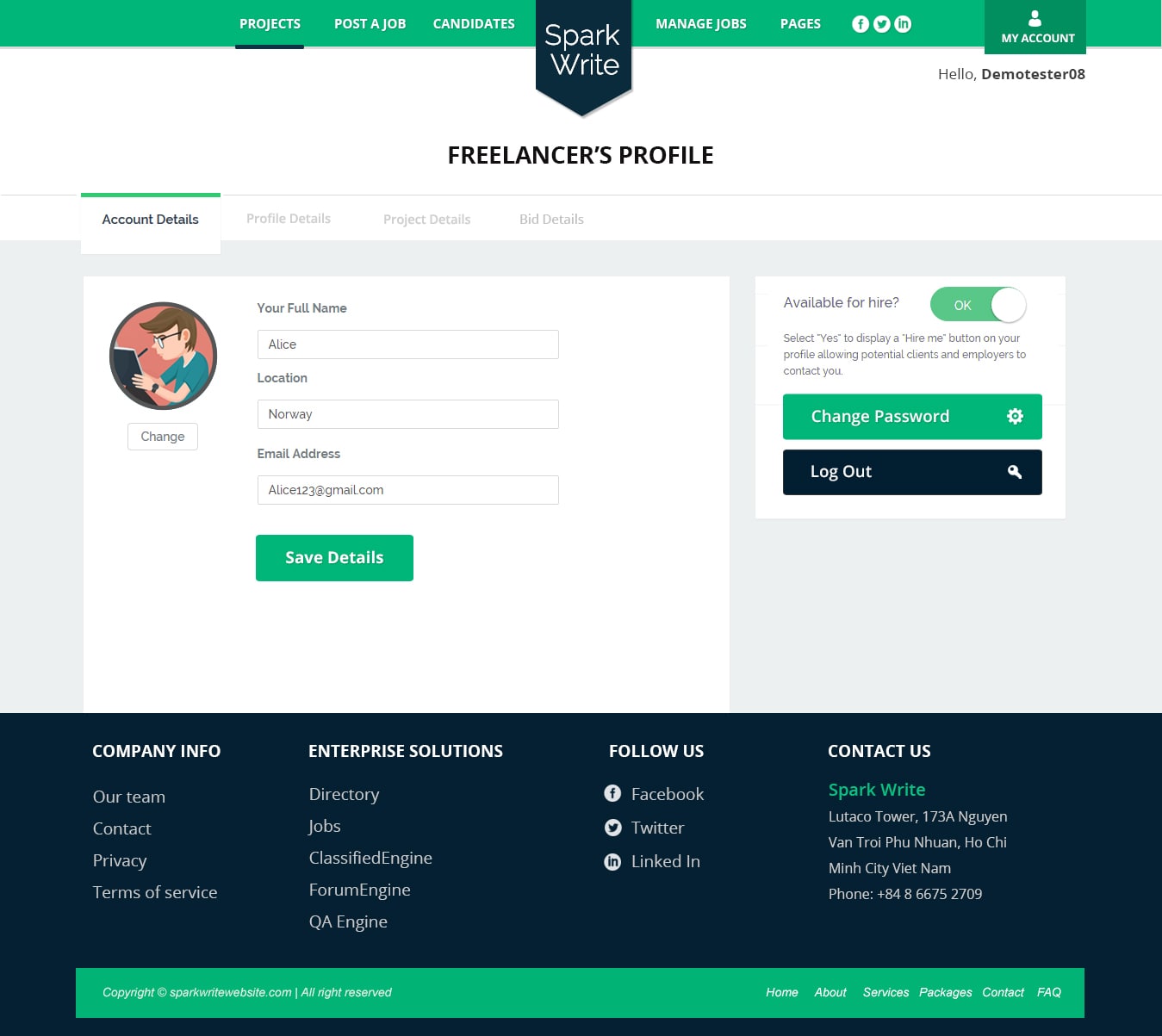 Freelancers Profile Page_pic