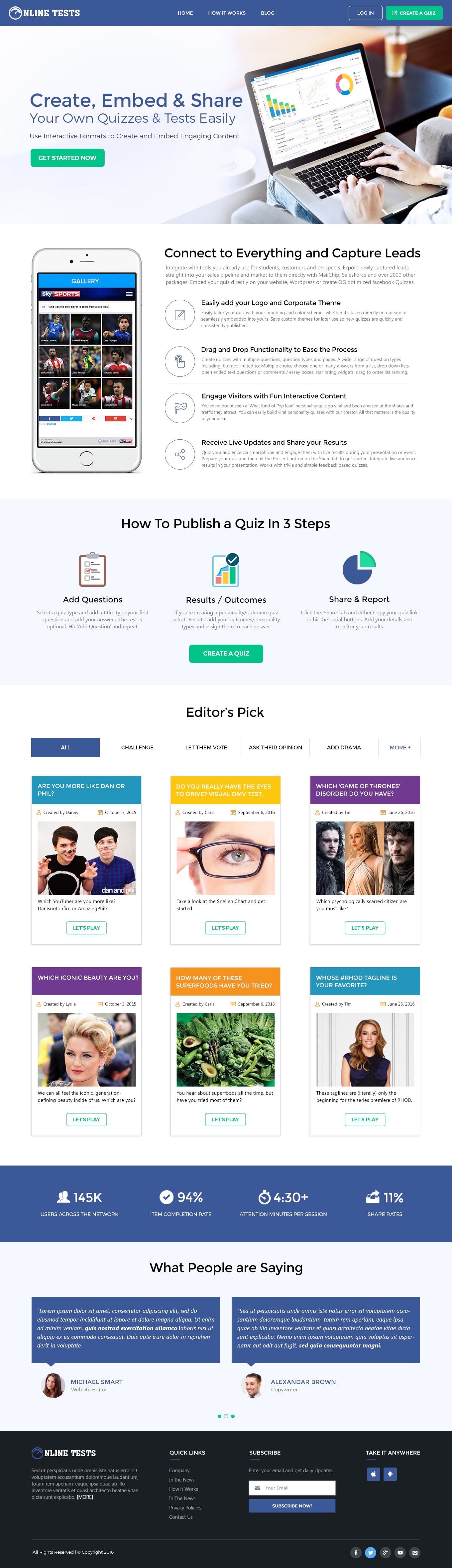 Home page