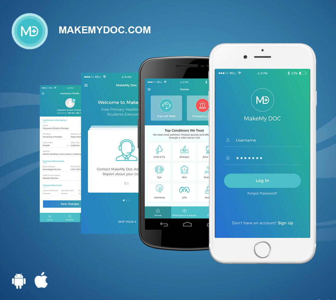 MakeMy DOC – Clinic Management and Healthcare App
