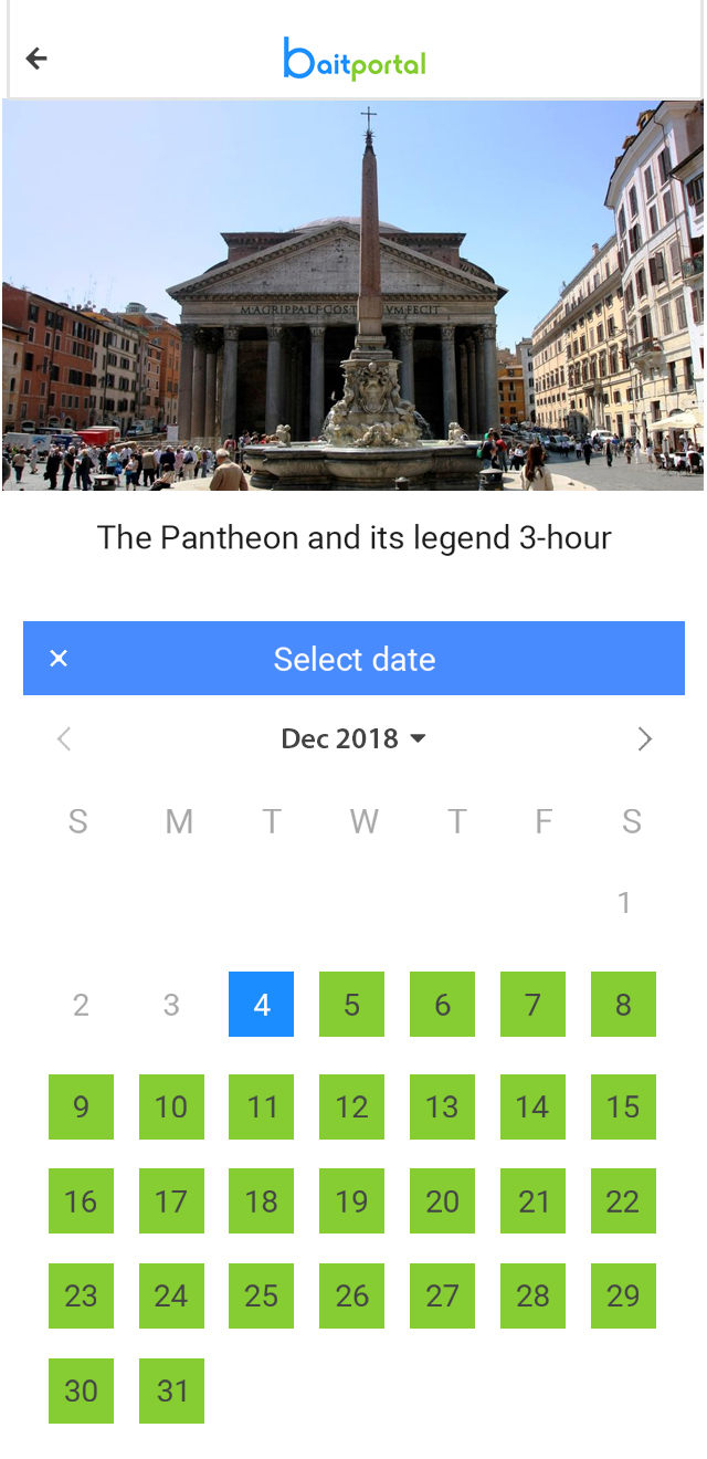 Checkout Screen