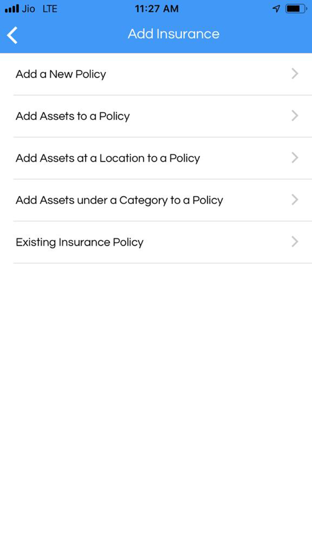 Add Insurance Screen_pic