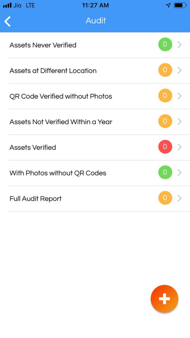 Audit Screen