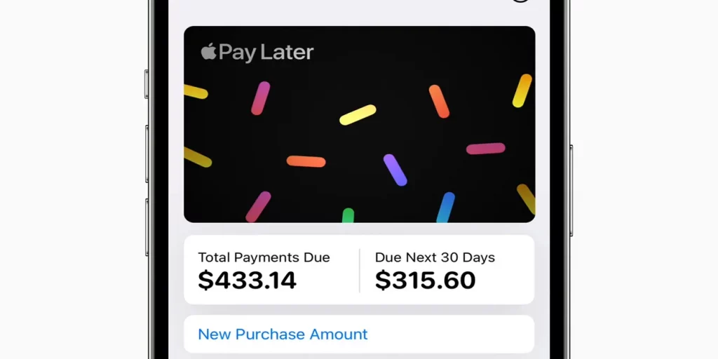 Apple buy now pay later mobile app feature